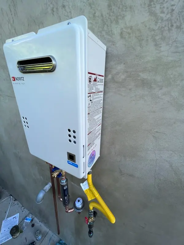 Tankless water heater installation for Silver Palm homes